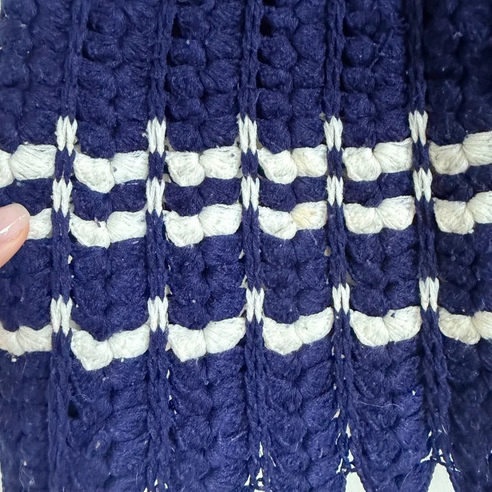 Vintage Handmade Crochet‎ Knit Dress